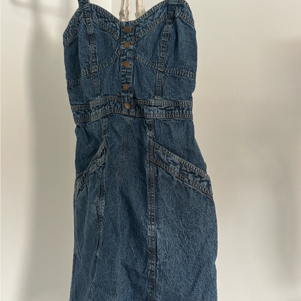 Jessica Simpson Strapless Denim Dress